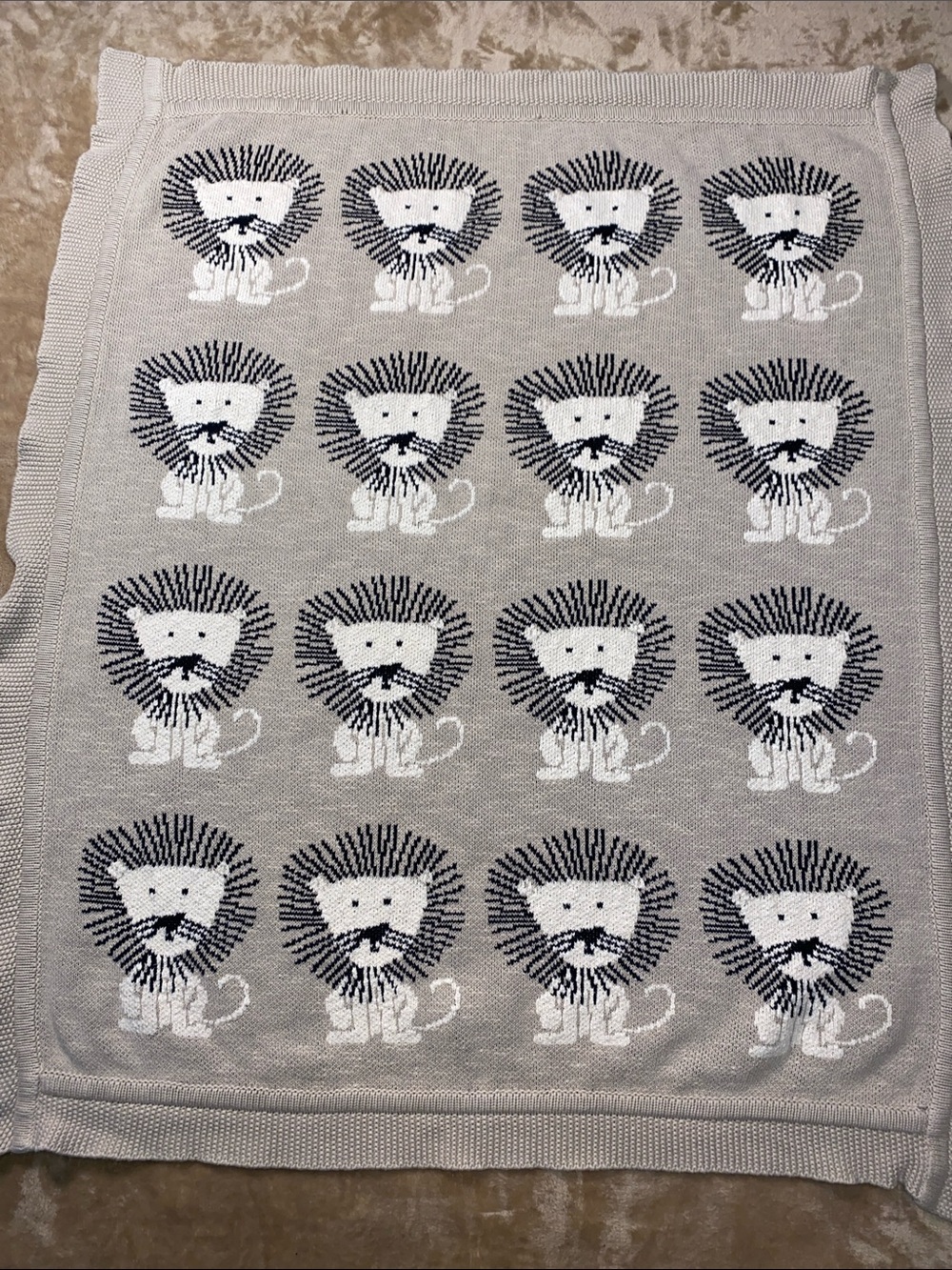 Parkland Collection Lion King Knitted Baby Blanket